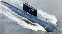 The ‘Kilo’ class Russian built submarine 