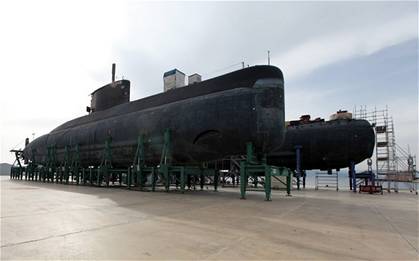Greek Submarines in Shipyards 