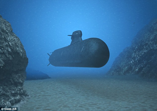 The A26 sub is 207 feet long, and features a 'ghost mode' to make it virtually undetectable when underwater.