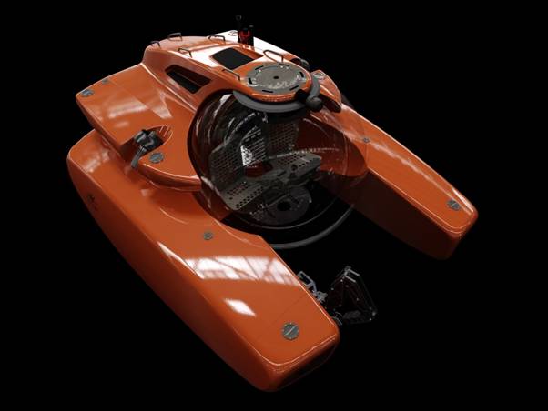The new Triton 6600/2 submarine is capable of maneuvering two passengers 6,600 feet below water.