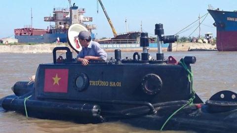 Truong Sa submarine,  Rammasun typhoon